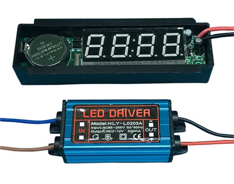 燈鏡時鐘顯示屏(220V) XD-903