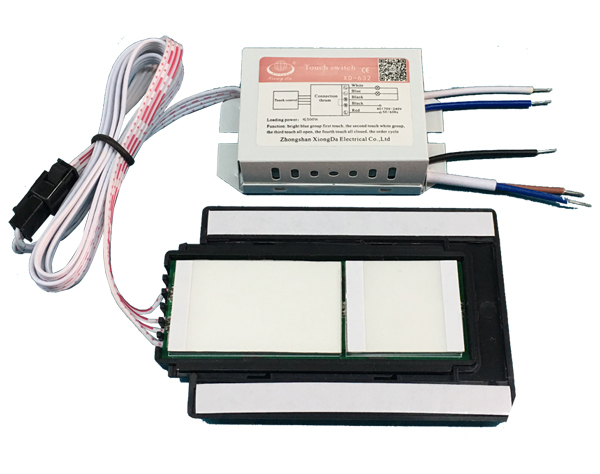 LED燈鏡觸摸開關(guān)(2路3段) XD-632
