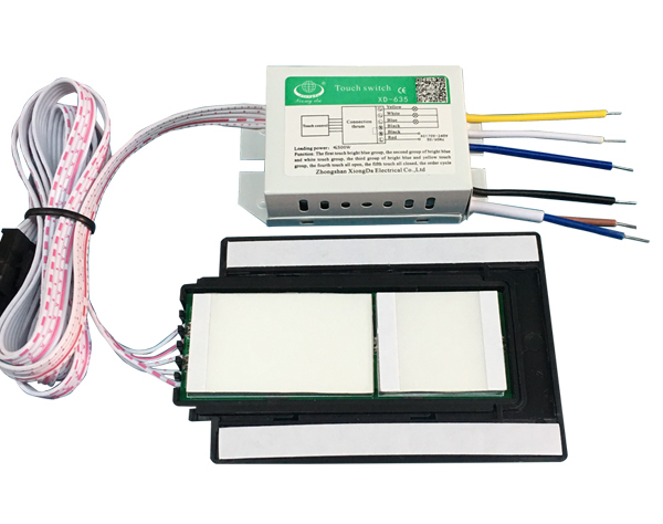 LED燈鏡觸摸開(kāi)關(guān)(3路4段) XD-635