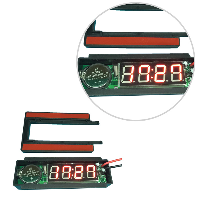  燈鏡時鐘顯示屏