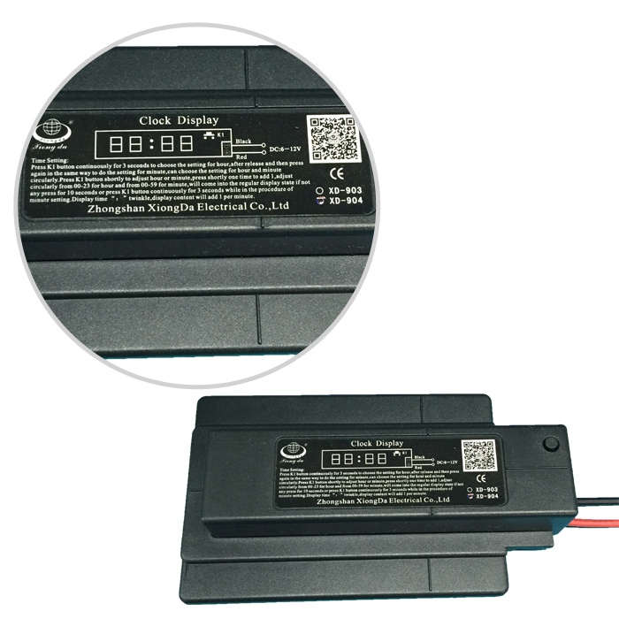  燈鏡時鐘顯示屏